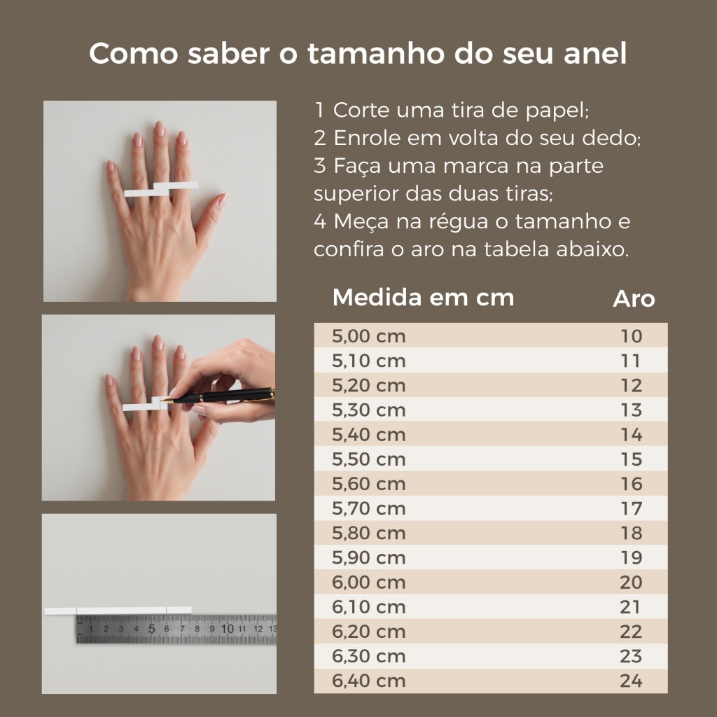 Anel Aro Largo Coração Cravejado - Imagem 6
