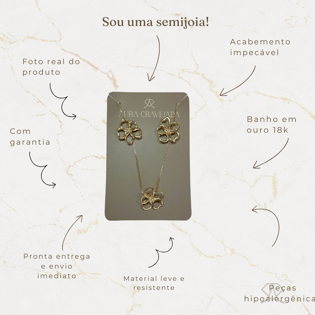 Conjunto Flor - Imagem 5