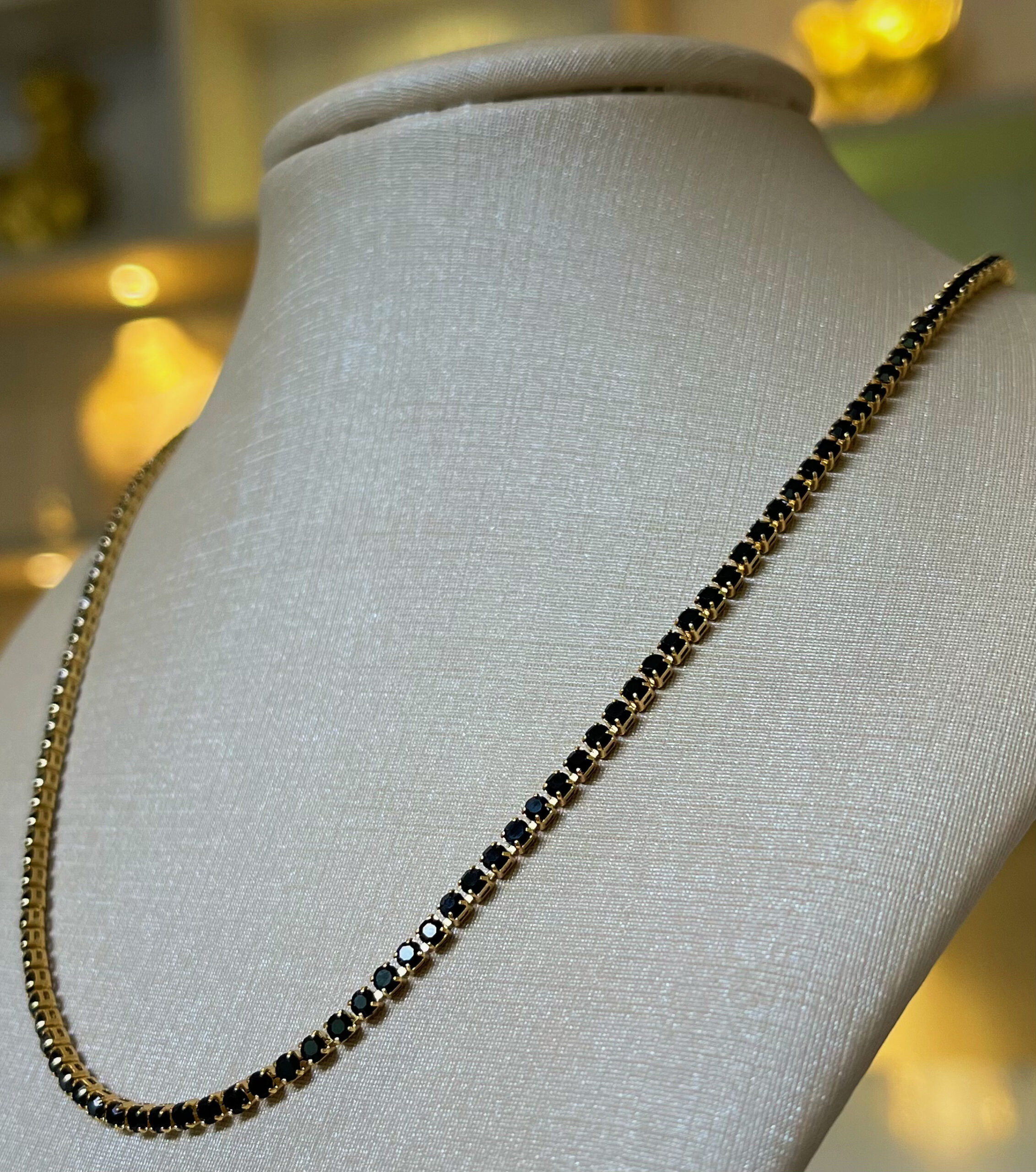 Chocker Zircônia Preto 35Cm - Imagem 3
