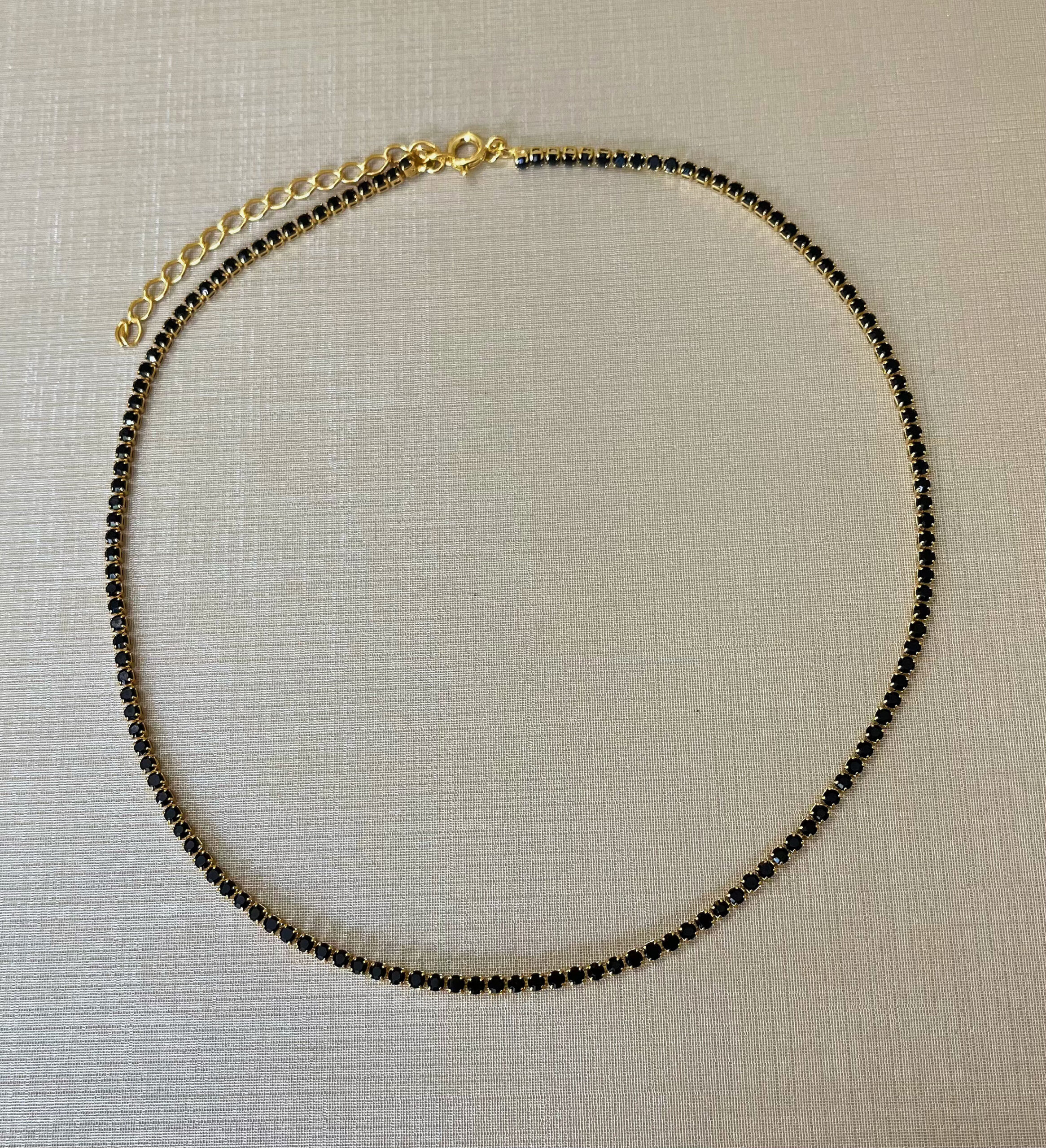Chocker Zircônia Preto 35Cm - Imagem 4