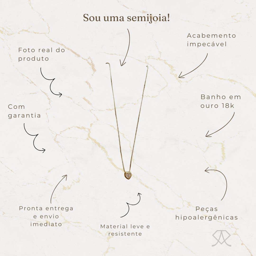 Colar Ponto de Luz 40Cm - Imagem 4