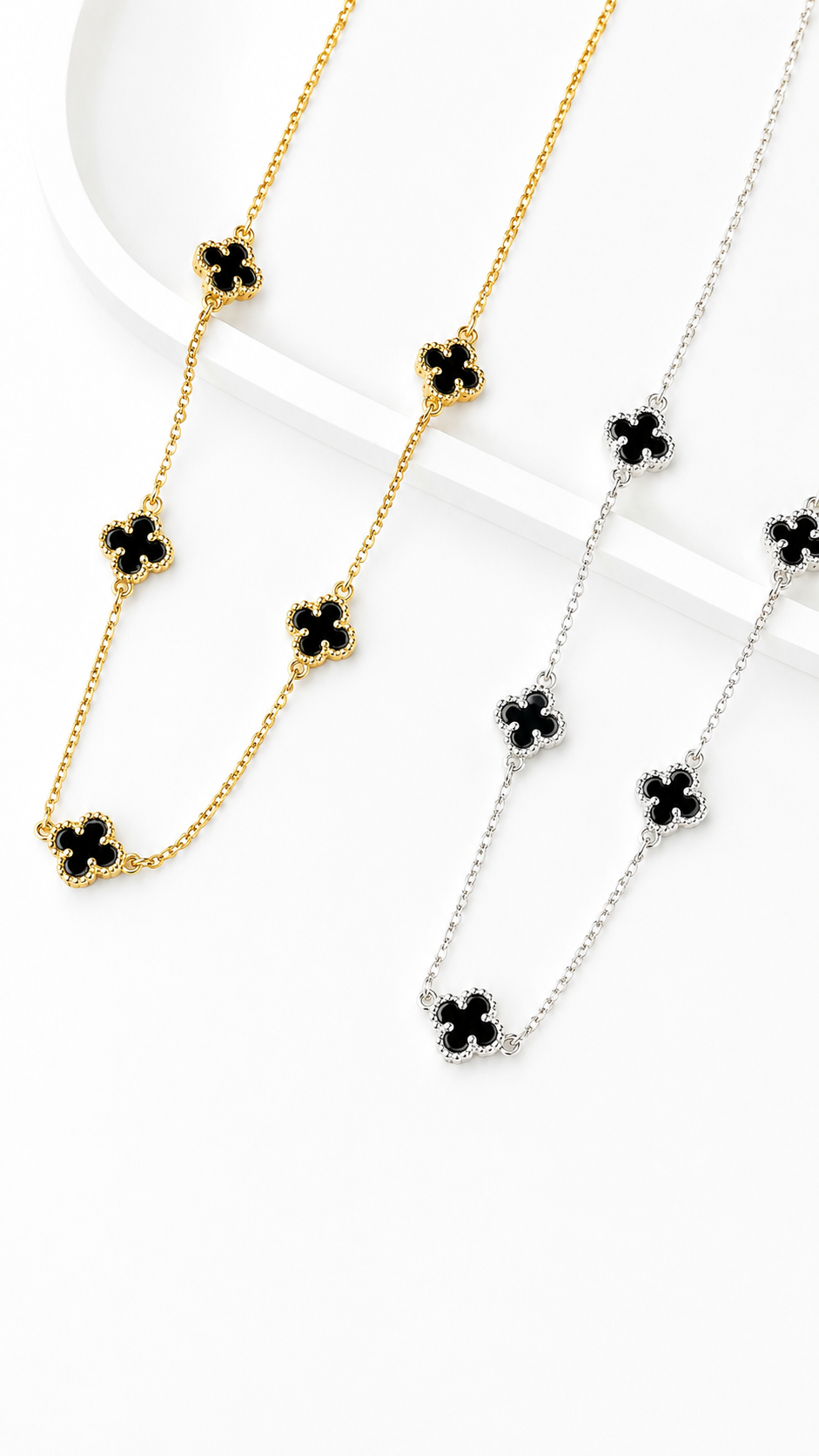 Chocker 5 Trevo Preto